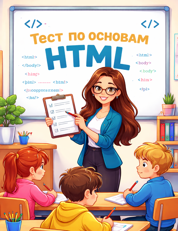 Проверка знаний: Тест по основам HTML